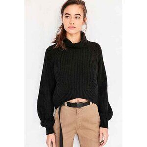 Kimchi Blue Urban Outfitters Noah Balloon Sleeve Turtleneck Slouchy Sweater S